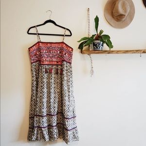 Anthropologie bohemian dress